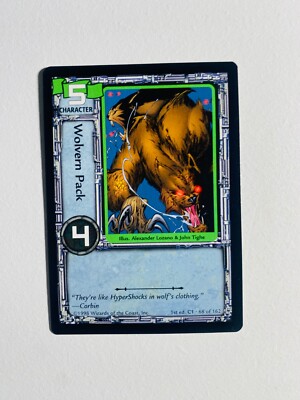 1998 WIZARD C23 WOLVERN PACK NM-MT CARD