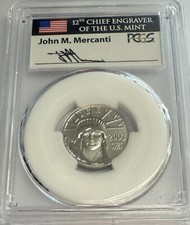 2003 $25 (1/4 Oz) Platinum American Eagle Merchants Pcgs Ms70 Pop 8 RARE!! 9999.99 per troy oz