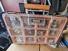 Rigid Parts Organizer Box With Conduit Connection and Compression Parts