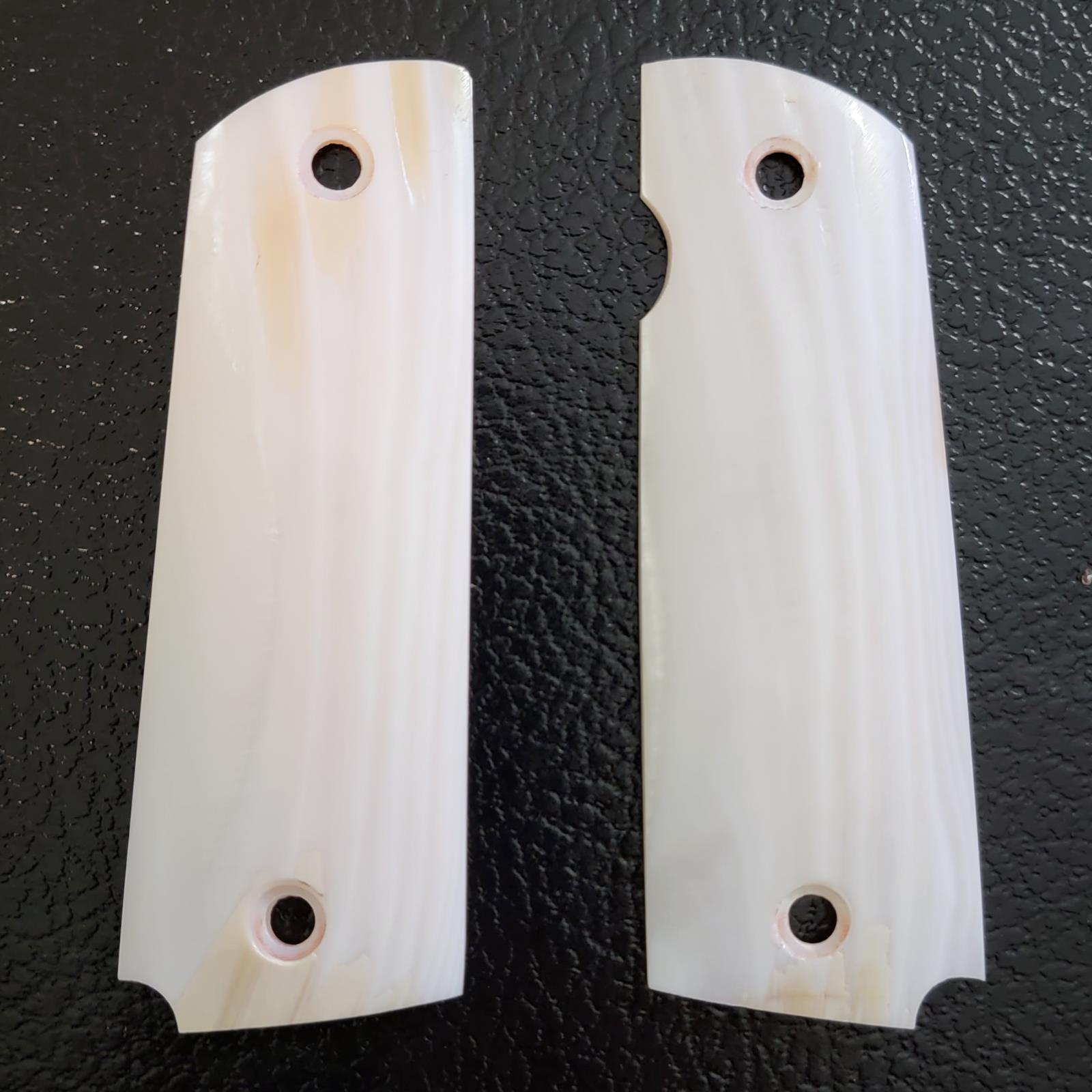 1911 Grips Full Size Genuine Mother of Pearl scale Colt 1911 45 ACP Full size