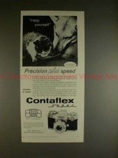1961 Zeiss Contaflex Super Camera Ad - Help Yourself 