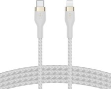 Image of Belkin BoostCharge Pro Flex Braided USB Type C to Lightning Cable (1M/3.3FT)
