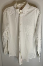 Brooks Brothers White long Sleeve Dress Shirt.  Size 16. 4/5