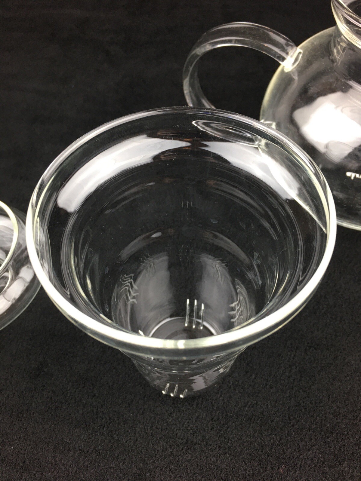 Primula Blossom Borosilicate Clear Glass Teapot Infuser 40 Ounces EUC!