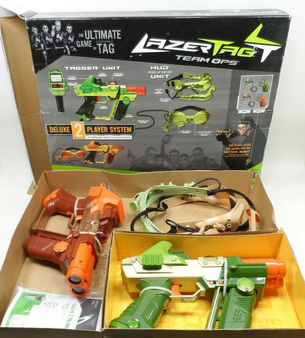 LAZER TAG Team Ops Deluxe 2 Player System NEW!