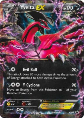 Pokemon - Yveltal-EX - XY08 - XY Promos - Promo - Played | eBay