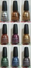 ONE NEW CHINA GLAZE NAIL LACQUER POLISH CRACKLE GLAZE OR MAGNETIX  - YOU PICK! 