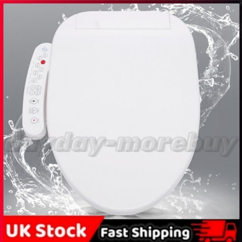 Electric Smart Bidet Toilet Seat Massage Heated SidePanel Control Warm