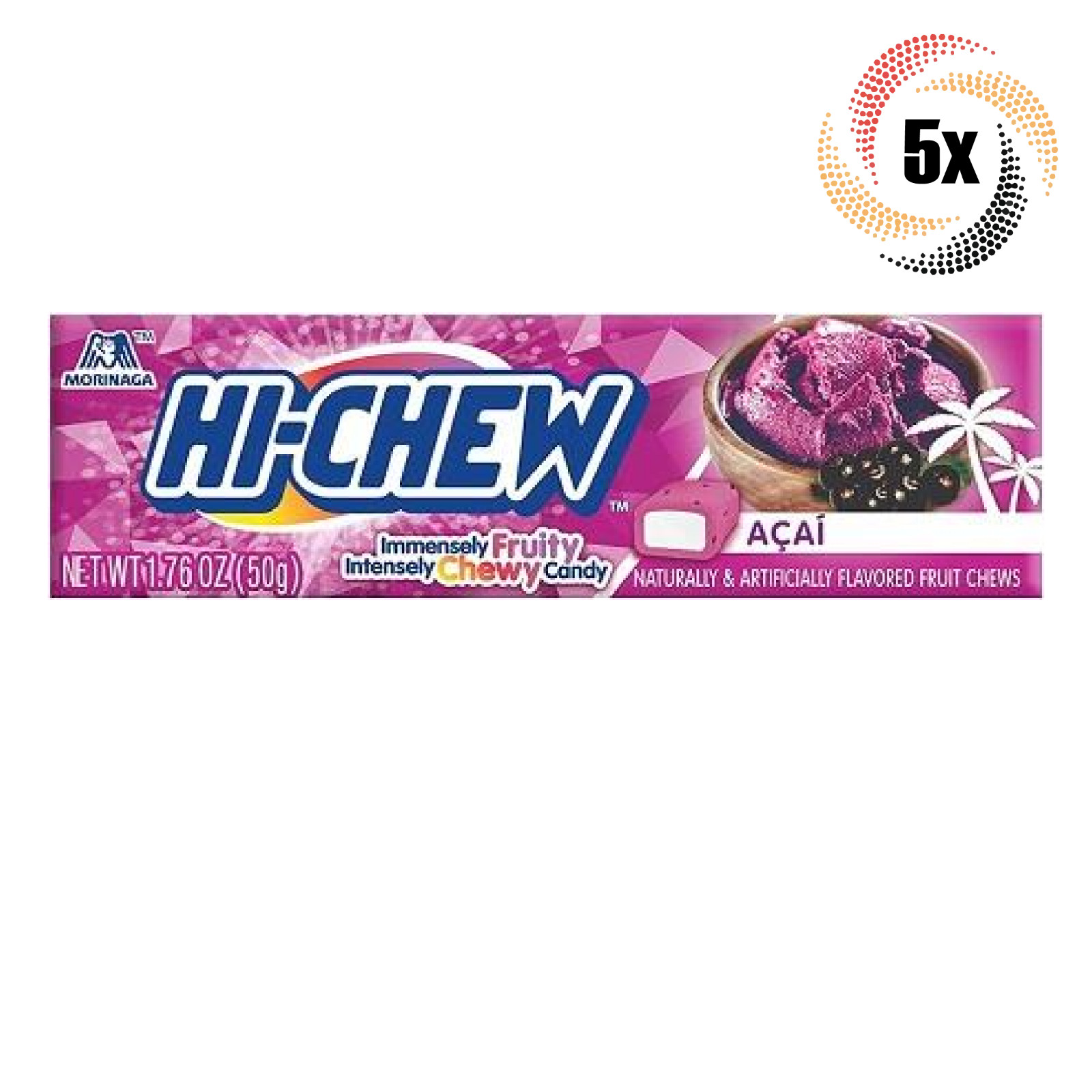 5 жевательных палочек Morinaga Hi-Chew со вкусом Асаи 176 унции 4790₽