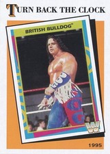 #15 BRITISH BULLDOG 2016 Topps WWE Heritage TURN BACK THE CLOCK