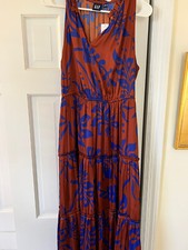Gap Tiered MIDI Dress Size L NWT