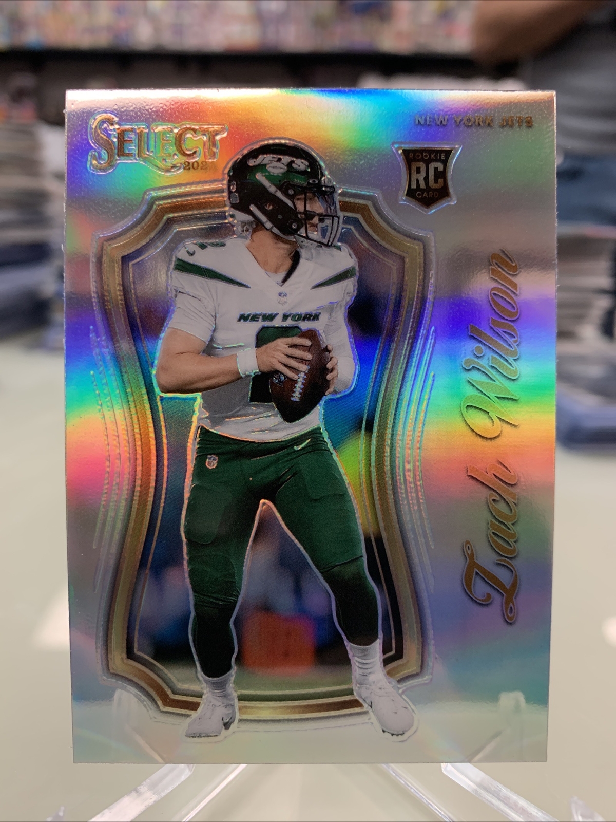 2021 Panini Select Certified Rookies Silver Prizm Zach Wilson #SCR-2 Rookie RC
