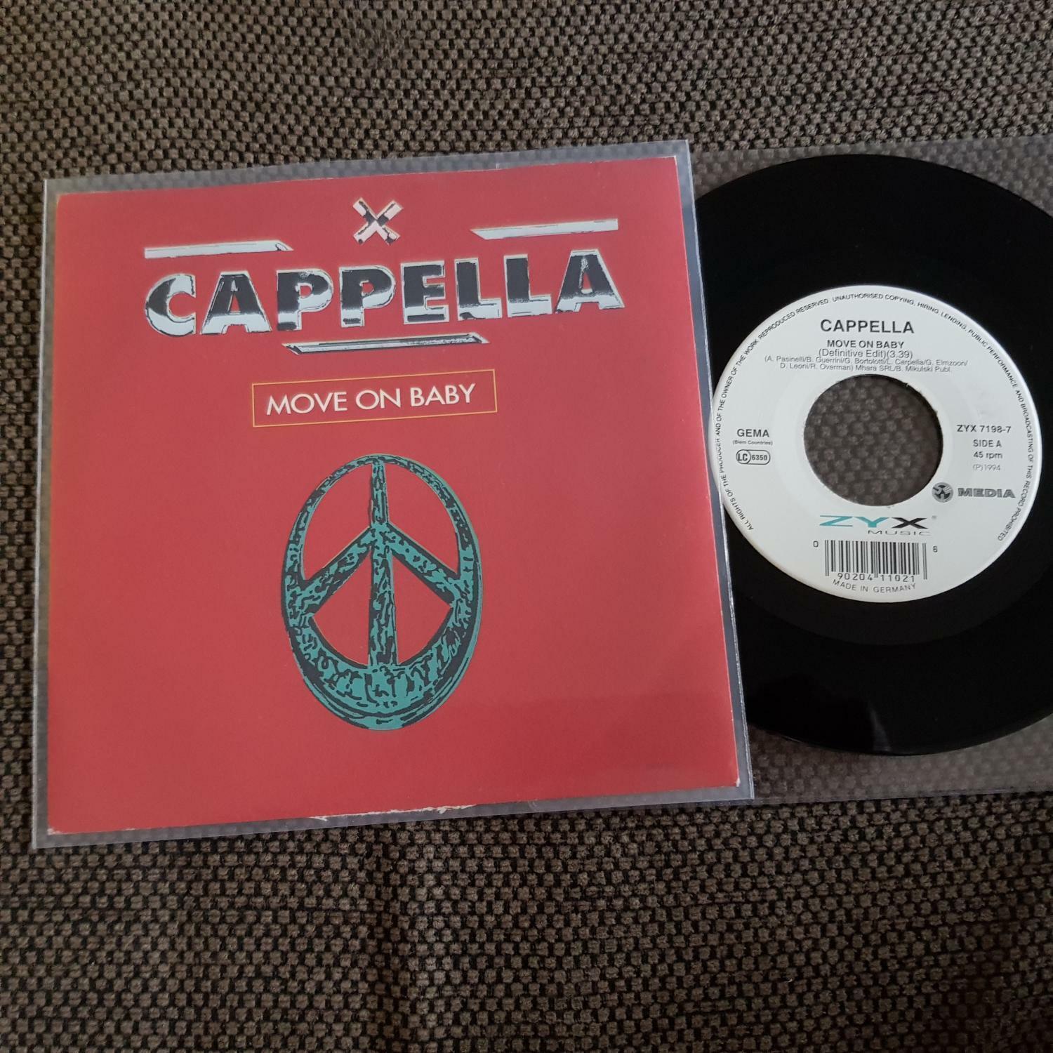 7"" Single Vinyl Cappella - Move on baby GERMANY