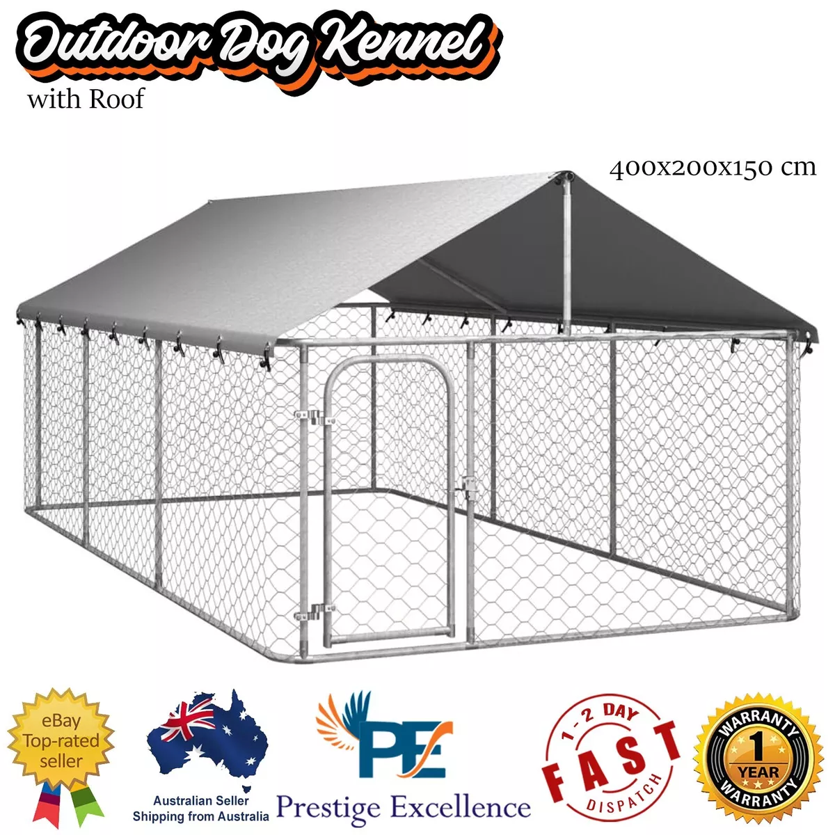Ebay outdoor dog clearance kennel