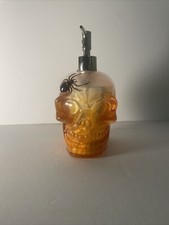 Halloween Skull Spider Hand Soap Dispenser Decor 8  