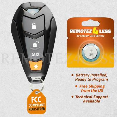 For EZSDEI7141 Viper DEI Python Clifford Aftermarket Remote Fob Entry