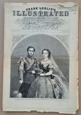 Frank Leslie's   4/11/1863 Marriage Albert Edward, Prince of Wales,  + Alexandra