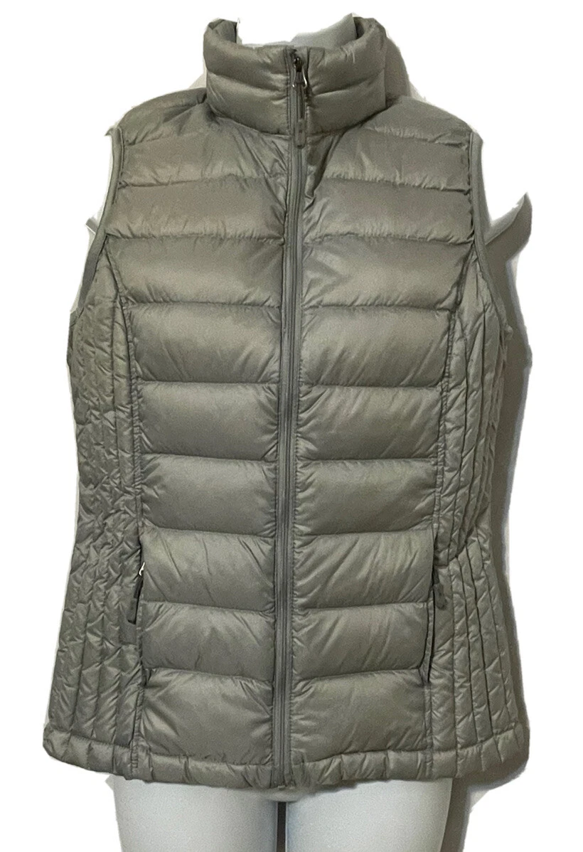Chaleco sin mangas color gris para mujer size S estilo casual
