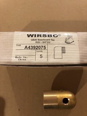 Uponor Wirsbo A4392075 QS20 Baseboard Tee Lot of 9