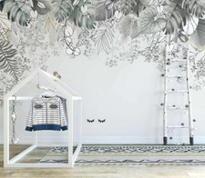 Foglie 3D Disegnate a Mano I3772 Carta da Parati Murale Autoadesiva Rimovibile Adesivo Erin