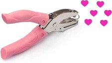 Tenwin 5.5mm 1/4 Inch Single Handle Heart Paper Punch Paper Crafts Cardmaking