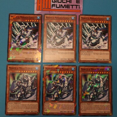 MOBIUS YUGIOH 6 CARD LOT Rare MIXED ITALIAN DEAL
