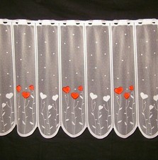 Herzen Scheibengardine Küche