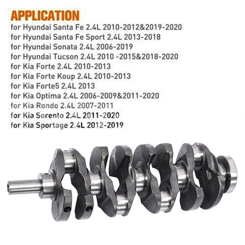 Engine Crankshaft Connecting Rod Bearing Piston Kit For Hyundai Kia Optima 2.4L - Picture 4 of 21