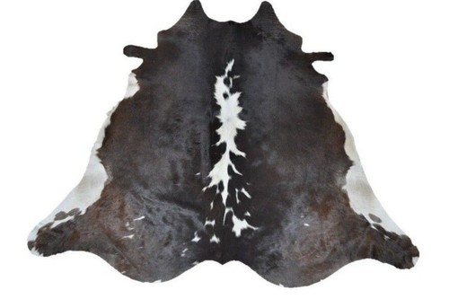 NEW LARGE 100% COWHIDE LEATHER RUGS TRICOLOR COW HIDE SKIN CARPET AREA 18-35SQFT - Picture 16 of 21