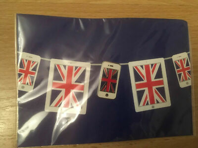 Apple weiß iPhone 2012 Olympiade Union Jack britische Flagge Pin Anstecker NEU