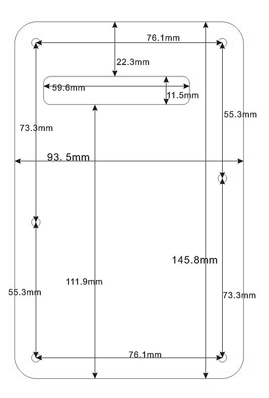 Battipenna per chitarra Fender Stratocaster backplate Guitar-4 strati-MARRONE TARTARUGA foto 2