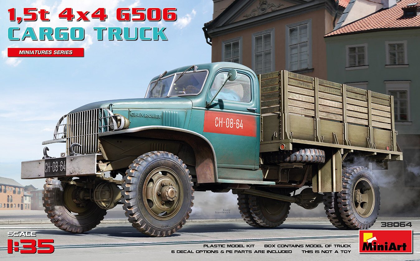 MiniArt 38064 1:35 1,5t 4x4 G506 Cargo Truck