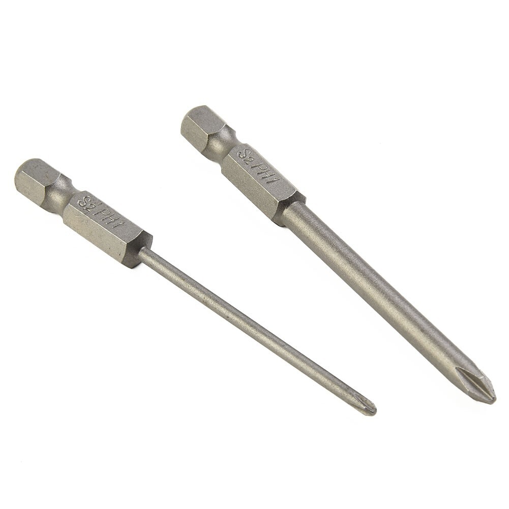 FTVOGUE 8-teiliges Bitset – Lange Magnetische Kreuzschlitzschraubendreher-Bits, 75 Mm, 1/4 Zoll Sechskant