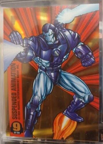 1994 Marvel Comics Universe Suspended Animation WAR MACHINE #9/10 Trading Card  - Picture 1 of 2