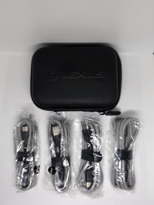 LEXUS OEM QUICK CHARGE Cables Complete Kit 4Cables Set PT976-48230 Brand New