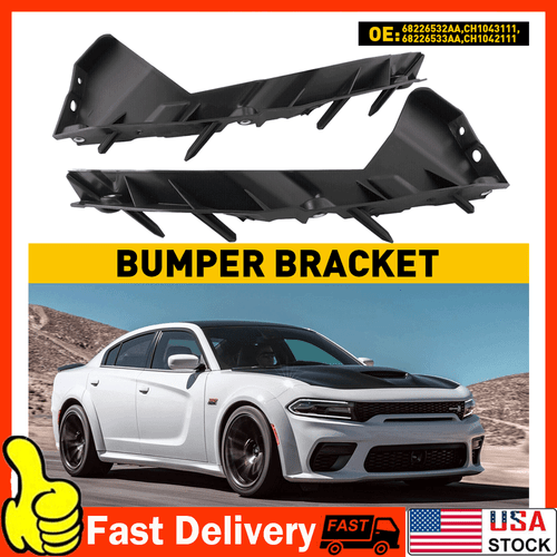 2 pcs Brackets Left&Right Kit Front Bumper for 2015-2021 Dodge Charger 68226533A - Picture 20 of 21