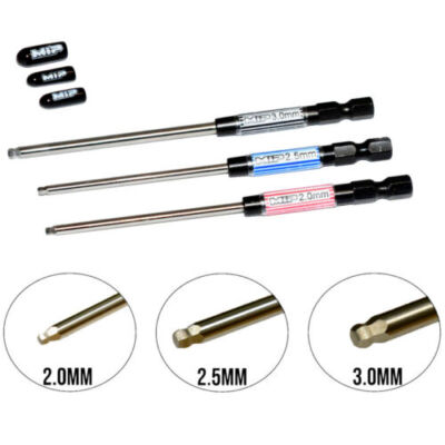 MIP 9516 Speed Tip Ball Hex Driver Wrench Set Metric 2.0/2.5/3.0mm 3 piec