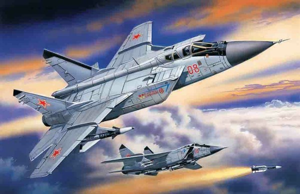 Mikoyan-31B, Russian Heavy Interceptor Fighter 1:72 Kunststoff Modell Kit Icm-image