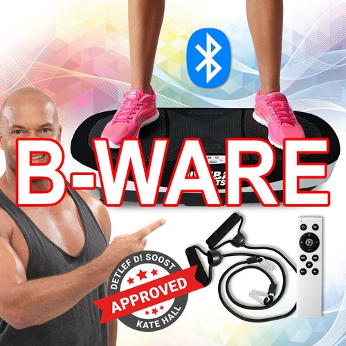 B-Ware Miweba Sports MV200 3D Vibrationsplatte Vibrationsgerät Heimtrainer Vibro - Bild 15 von 35