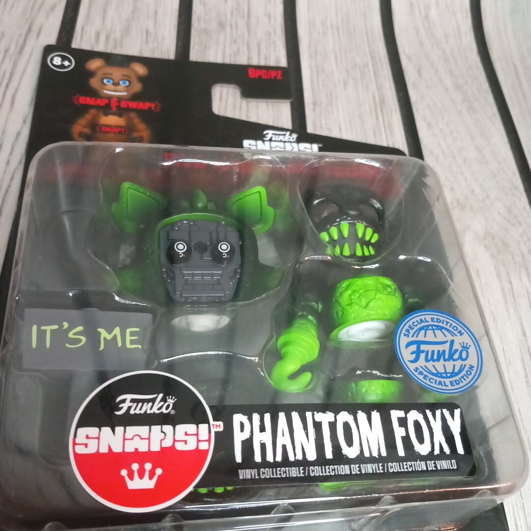 Five Nights At Freddys Snaps Phantom Foxy Figure Freddy FNAF Funko