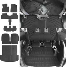 Floor Mats Trunk Mat Cargo Liners Anti-Slip For 2020-2025 Hyundai Palisade