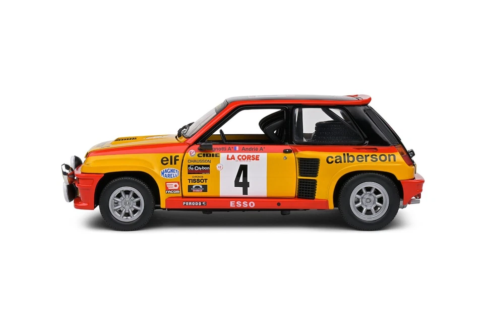 SOLIDO RENAULT 5 TURBO TOUR DE CORSE 1980 RAGNOTTI/ANDRIE 1:18 NEUF BOITE - Photo 4/4