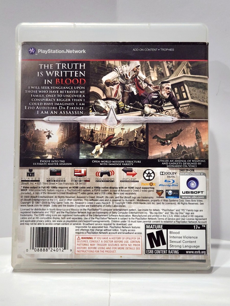 Assassin's Creed II -- Game of the Year Edition (Sony PlayStation