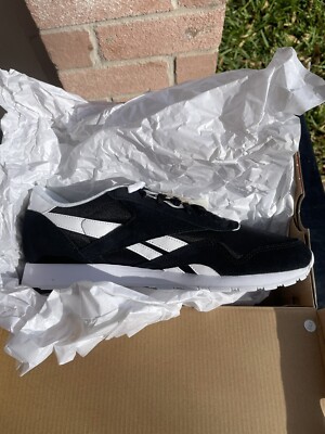 NIB Men's Reebok Classics Black White - FV1592 Sz 11 | eBay