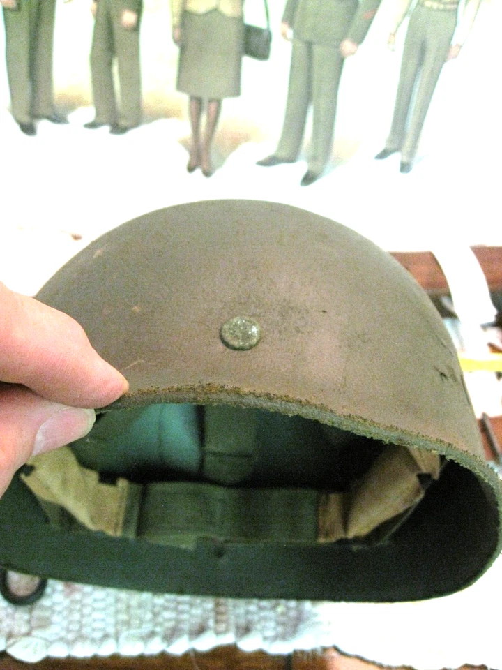 USMC army USA rare Helmet liner Marine Corps Army WW II + Military never issued. - Image 3 of 4