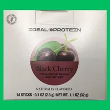 Ideal Protein Black Cherry Powdered Water Enhancer - 14 packets