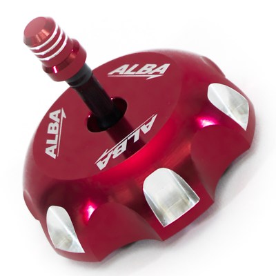 KFX 450 KFX450 KFX 450R  Billet Aluminum Gas Cap  Alba Racing        Red  404
