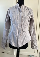 Maharishi Womens Fitted Jacket Size12/14 Pale Grey/lilac