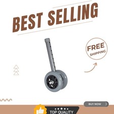 5-Inch Bariatric Walker Wheels with Adjustable Height for Increased Stability
