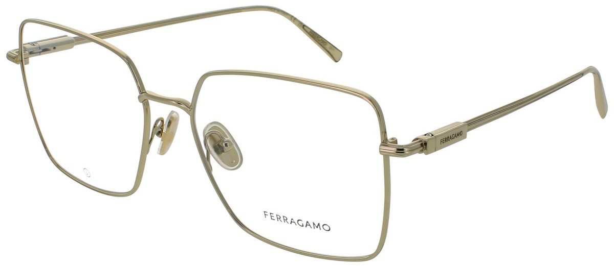 FERRAGAMO SF-2230 710 Gold Eyeglasses 56/17/145 for sale  display picture 2